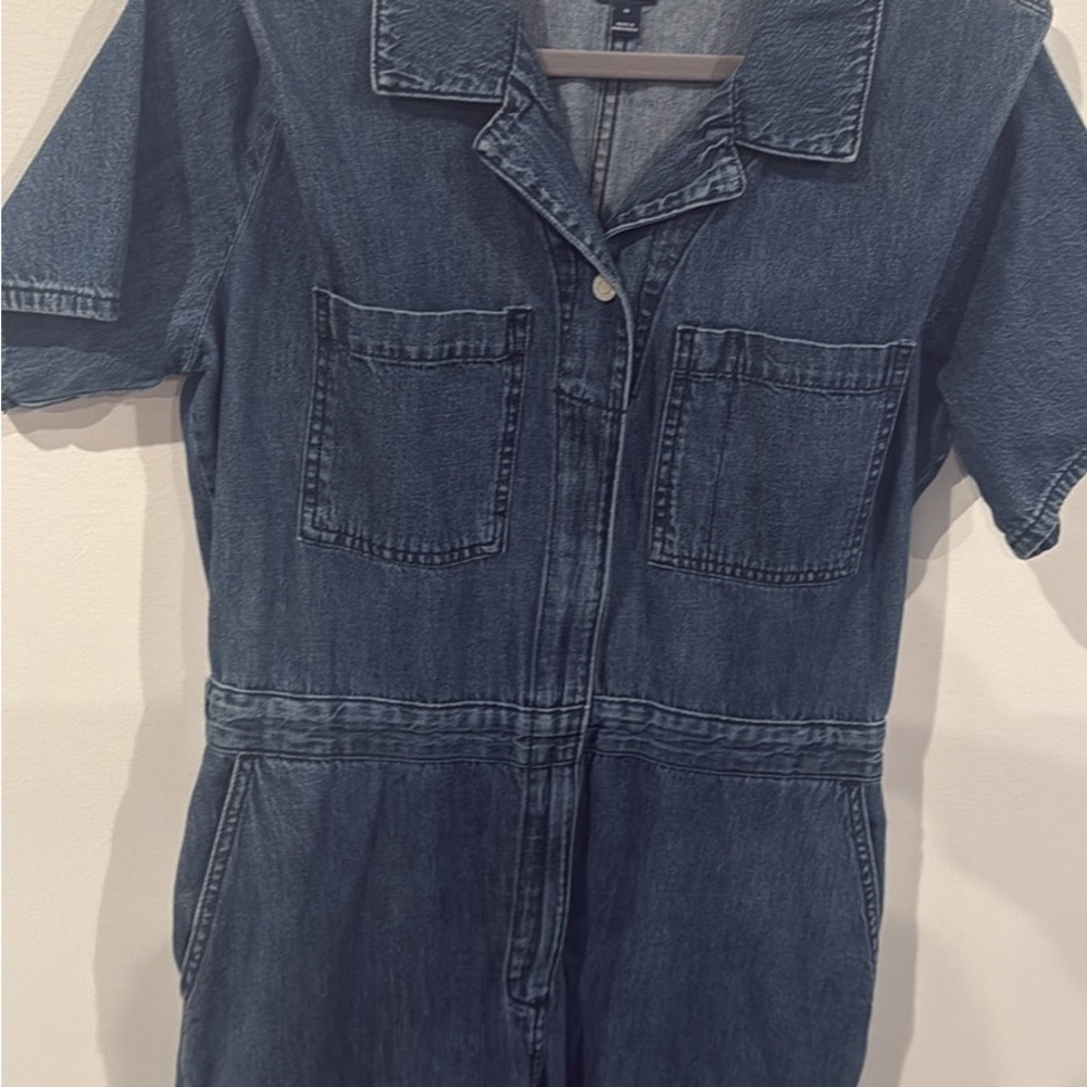 GAP Dark Blue Denim Jumpsuit